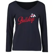 Fresno State Bulldogs Women's Dora Long Sleeve T-Shirt - Navy
