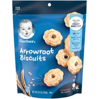 (Pack of 4) Gerber Arrowroot Cookie Biscuits, 5.5 Oz