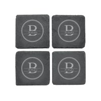 Personalized RedEnvelope Family Name Slate Coasters