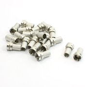 20Pcs RG6 F-Type Twist-On Coax Coaxial Cable RF Connector Male for CCTV Camera