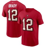 Tom Brady Tampa Bay Buccaneers Nike Name & Number T-Shirt - Red