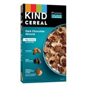 KIND Cereal, Dark Chocolate Almond, Made with 4 Super Grains, 6g Protein, Gluten Free Cereal, 15 Ounces