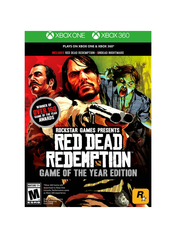 Red Dead Redemption: Game of the Year Edition, Rockstar Games, Xbox One/360, 710425490071