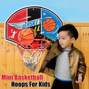 Indoor Mini Basketball Hoop Ring Backboards Kit Door Wall Mounted Game Set Toys Gift for Toddler Kids