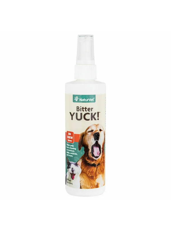 Bitter Yuck Pet Chewing Deterrent Spray Behavior Training Puppy Dog 8oz or 16oz (8oz)