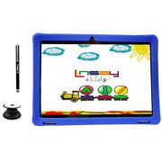 LINSAY 10.1 inch Kids tablets 2GB RAM 32GB Android 10 WiFi Tablet for kids, Camera, Apps, Games, Learning Tab for Children with Blue Kid Defender Case, Pop Holder and Pen Stylus