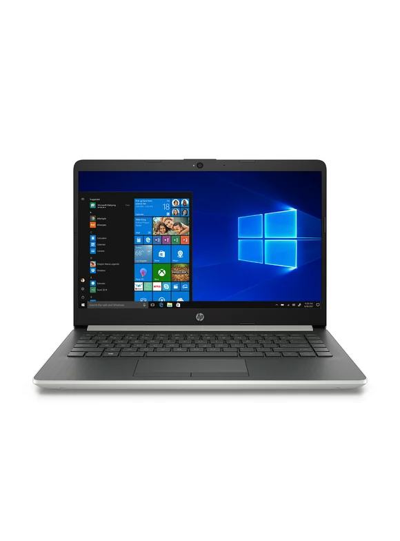 HP 14 Laptop, Intel Celeron N4000, 4GB SDRAM, 64GB eMMC, Office 365 Personal 1-year (A $70 value included for free), Natural Silver