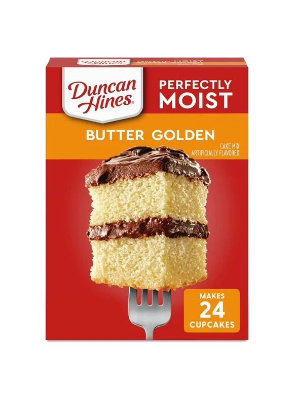Duncan Hines Perfectly Moist Butter Golden Cake Mix, 15.25 oz