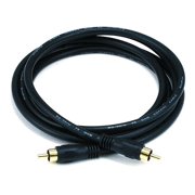 6ft Coaxial Audio/Video RCA Cable M/M RG59U 75ohm (for S/PDIF, Digital Coax, Subwoofer & Composite Video