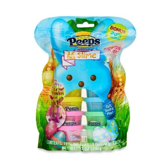 PEEPS® 12 Pack x 1oz Marshmallow Scented Slime