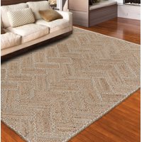Couristan Nature's Elements Garden Path Area Rug, 5' x 8', Natural-Ivory