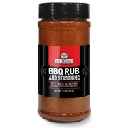 Oh Mama! BBQ All American Seasoning Mix, Dry Rub Perfect for Hogs, Chicken, Pork Chops Steaks, Ribs, Brisket, Butt, Fish & More - Best Barbecue Butt Rub , Gluten Free, Preservative Free No MSG, XL Jar