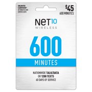 Net10 $45 Basic Prepaid 60-Day Plan (Email Delivery)