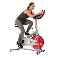 Sunny Health & Fitness Indoor Cycling Exercise Stationary Bike with Monitor and Flywheel Bike - SF-B1203