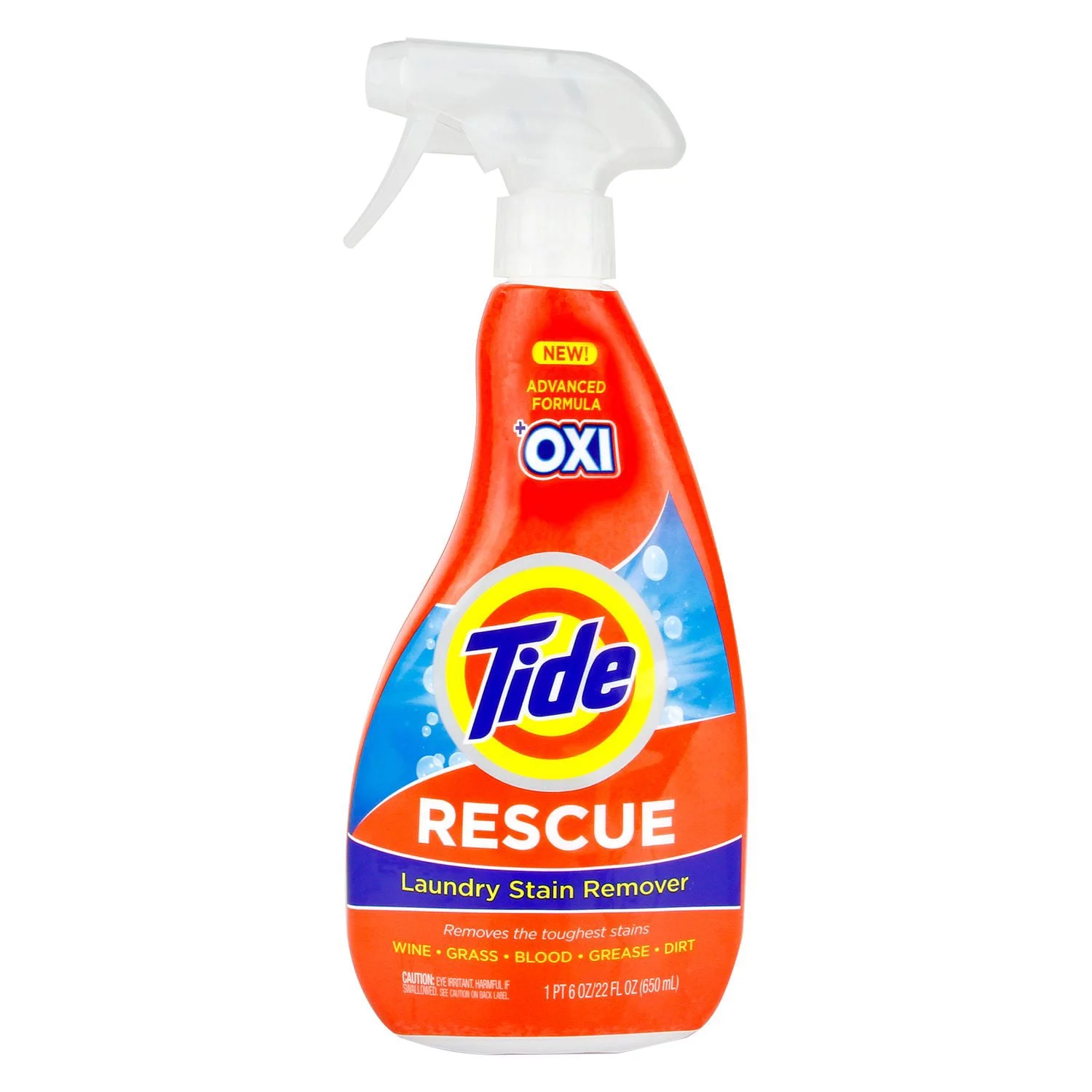 Tide Rescue   Oxi Spray and Wash Laundry and Carpet Cleaning Stain Remover, 22 fl oz