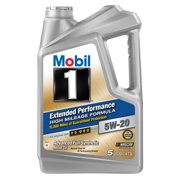 (3 Pack) Mobil 1 Extended Performance High Mileage Formula 5W20, 5 qt