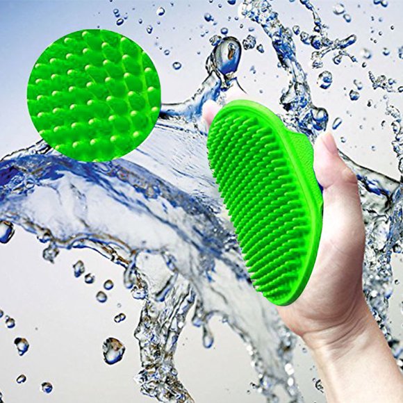 GLiving Self Cleaning Slicker Brush for Dogs and Cats - Easy to Clean Pet Grooming Brush Removes Mats, Tangles, and Loose Hair with Minimal Effort and Comfort - Suitable for Long or Short Hair