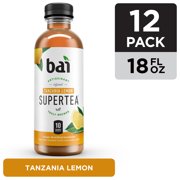 Bai Iced Tea, Tanzania Lemon, Antioxidant Infused Supertea, 18 Fluid Ounce Bottle, 12 count
