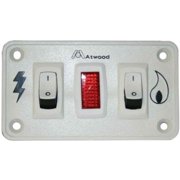 RV Atwood Dometic Water Heater White Dual 12V Switch Panel 91230 Gas/Electric By Brand Unknown