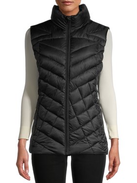Big Chill Women's Down Chevron Quilted Puffer Vest