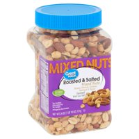 Great Value Roasted & Salted Mixed Nuts, 26 oz