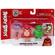 Angry Birds Mission Flock Pack Leonard & Red Figure 2-Pack