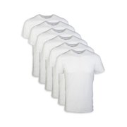 Gildan Adult Men's Short Sleeve Crew White T-Shirt, 6-Pack, Sizes S-2XL