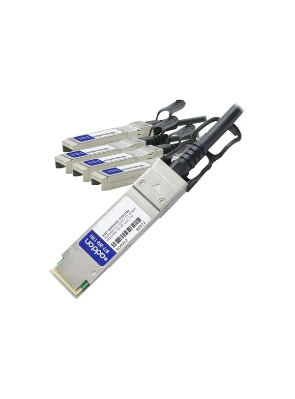 AddOn - 40GBase-CU direct attach cable - TAA Compliant - QSFP+ to SFP+ - 3.3 ft - twinaxial - active