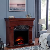 Bold Flame 47 inch Electric Fireplace in Walnut