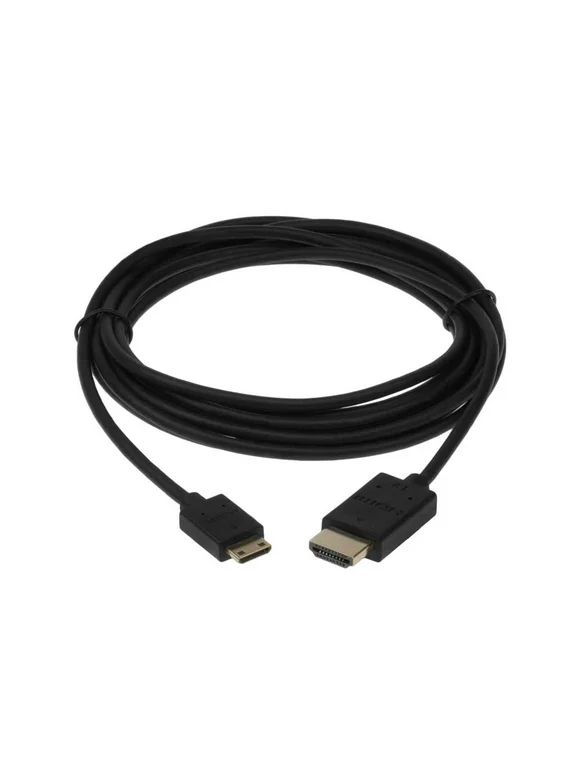 SF Cable High Speed HDMI to Mini (C) HDMI Thin Cable with RedMere, 15 feet