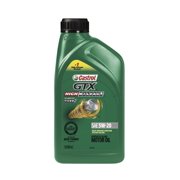 (3 Pack) Castrol GTX High Mileage 5W-20 Synthetic Blend Motor Oil, 1 QT