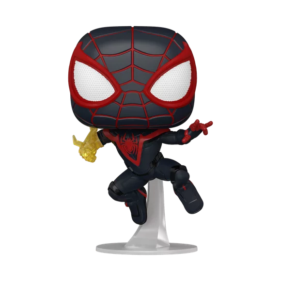 Funko Pop! Games: Spider-Man - Miles Morales - Miles in Classic Suit Vinyl Bobblehead with Chase