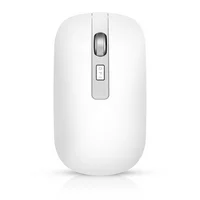 HXSJ M30 Rechargeable Wireless Mouse 2.4GHz Mice 1600DPI Metal Scroll Wheel For Working Office White