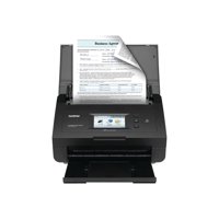 Brother ImageCenter ADS-2500We - Document scanner - Dual CIS - Duplex - 8.5 in x 34 in - 600 dpi x 600 dpi - up to 24 ppm (mono) / up to 24 ppm (color) - ADF (50 sheets) - up to 1500 scans per day - USB 2.0, LAN, Wi-Fi(n), USB 2.0 (Host)