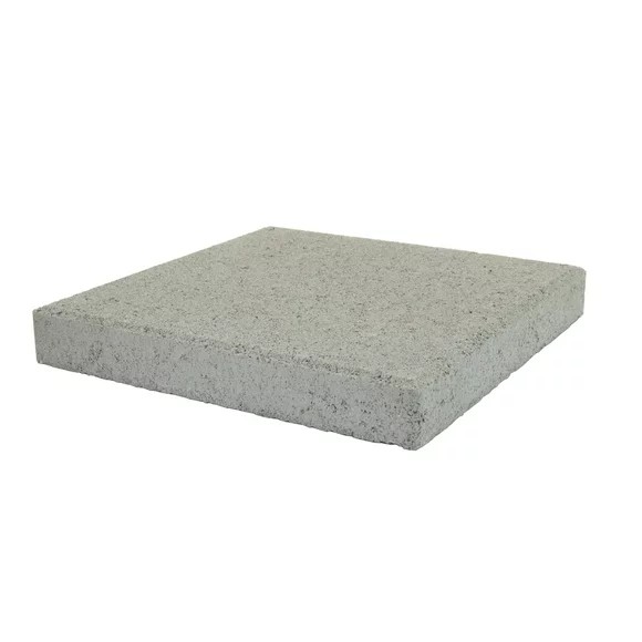Pavestone 12" Square Pewter Concrete Stepping Stone