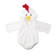 Newborn Baby Girls Boys Fuzzy Chick Romper Jumpsuit Outfits Cosplay Costume