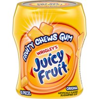 JUICY FRUIT Fruity Chews Original Sugarfree Gum, 40 piece bottle