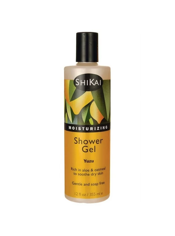 Shikai: All-Natural Moisturizing Shower Gel, Yuzu 12 oz
