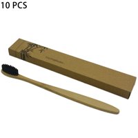 10 PCS Healthy Eco-friendly Soft-bristled Bamboo Toothbrush