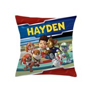 Personalized Kids Throw Pillow - PAW Patrol Playful Pups