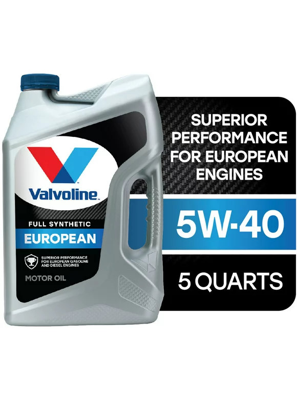 Valvoline European Vehicle Full Synthetic 5W-40 Motor Oil 5 QT