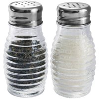HDS Trading Home Basics 2-Piece Glass Beehive Salt and Pepper Set