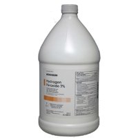 Hydrogen Peroxide Topical Solution USP (3%) Hydrogen Peroxide McKesson 1 gal. Solution Bottle, 1 Count 6 Pack