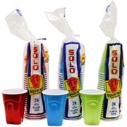 SOLO Squared 9 Ounce Plastic Cups (48 Blue)