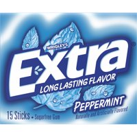 EXTRA Peppermint Sugarfree Gum, single pack