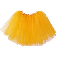 Little Girls Tutu 3-Layer Ballerina Yellow Gold