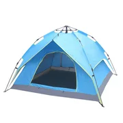 Ktaxon 2-3 Person Camping Tent Waterproof Automatic Tent Double-Deck,Two-Door
