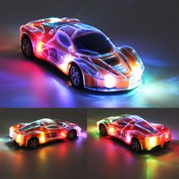 1/24 RC Car High Speed Remote Control Toys RC Racing Car Roadster Sports Auto Light Up Car Play Vehicles with 3D Light 2403A With Aerial/Indicator Light RC For Kids, Boys & Girls