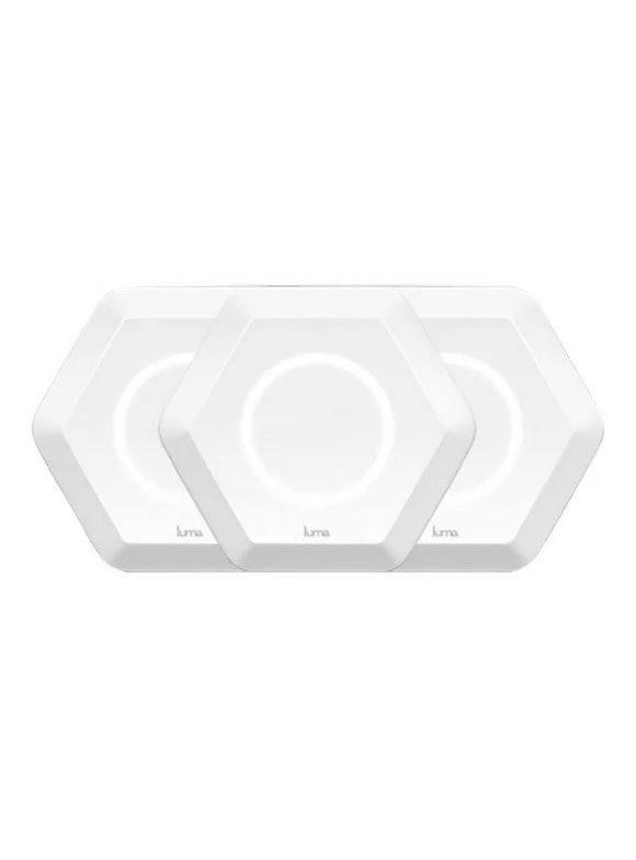 Luma - Wi-Fi system (3 routers) - up to 3,500 sq.ft - mesh - GigE - Wi-Fi 5 - Bluetooth - Dual Band