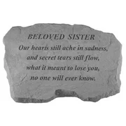 Beloved Sister- Our Hearts Still Ache... Memorial Garden Stone